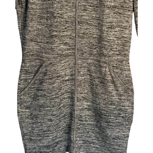 ATHLETA Destiny Techie Dress Size Small Gray Pockets Round Neck Long Sleeve - Picture 7 of 11